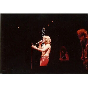 Vtg 1980s Ozzy Osbourne On Stage / Concert Tour Preforming Music Photo #2902